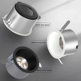 Narrow Frame Anti-Glare Downlight - Minimalist Recessed Spotlight (55/75/95mm)