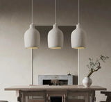 Nordic Wabi-Sabi Style Led E27 Pendant Lights Luster Dining Room Minimalism Lamp Home Decor Light Bar Loft Pendant Lamp Fixtures