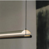 Nordic Minimalist Modern Metal LED Long Pendant Light for Living Room Dining Room Indoor Home Decoration Lighting Fixtures