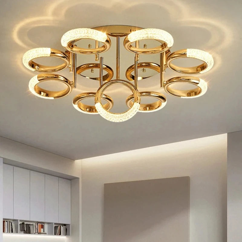 Light Luxury Ceiling Light Postmodern Living Room Lighting Master Bedroom Designer Personalized and Simple Ceiling Lamp