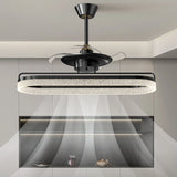 Fan Light 2026 New Living Room Light Luxury High end Italian Minimalist Restaurant Ceiling Fan Light Whole House Lighting Fixtures