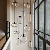 Caren Lighting handmade Glass Modern Nordic hanging loft Glass Pendant Light decor Lights Fixtures led filament dinningroom Lamp
