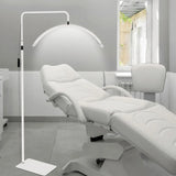 Half Moon Floor Standing Fill Light - 40W Dimmable LED Lash Light for Beauty Salons