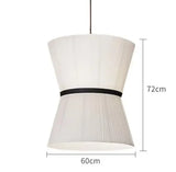 Wabi-sabi Style Pendant Lights Modern Fabric Pendant lamp for Restaurant Cafe Dining Room Minimalism Cloth Art Chandelier