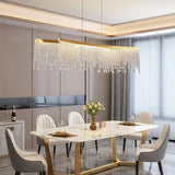 2025 Modern Circular Luxury Crystal Pendant Light Classical Round Chandelier Lighting For Dining Room Living Room Hotel