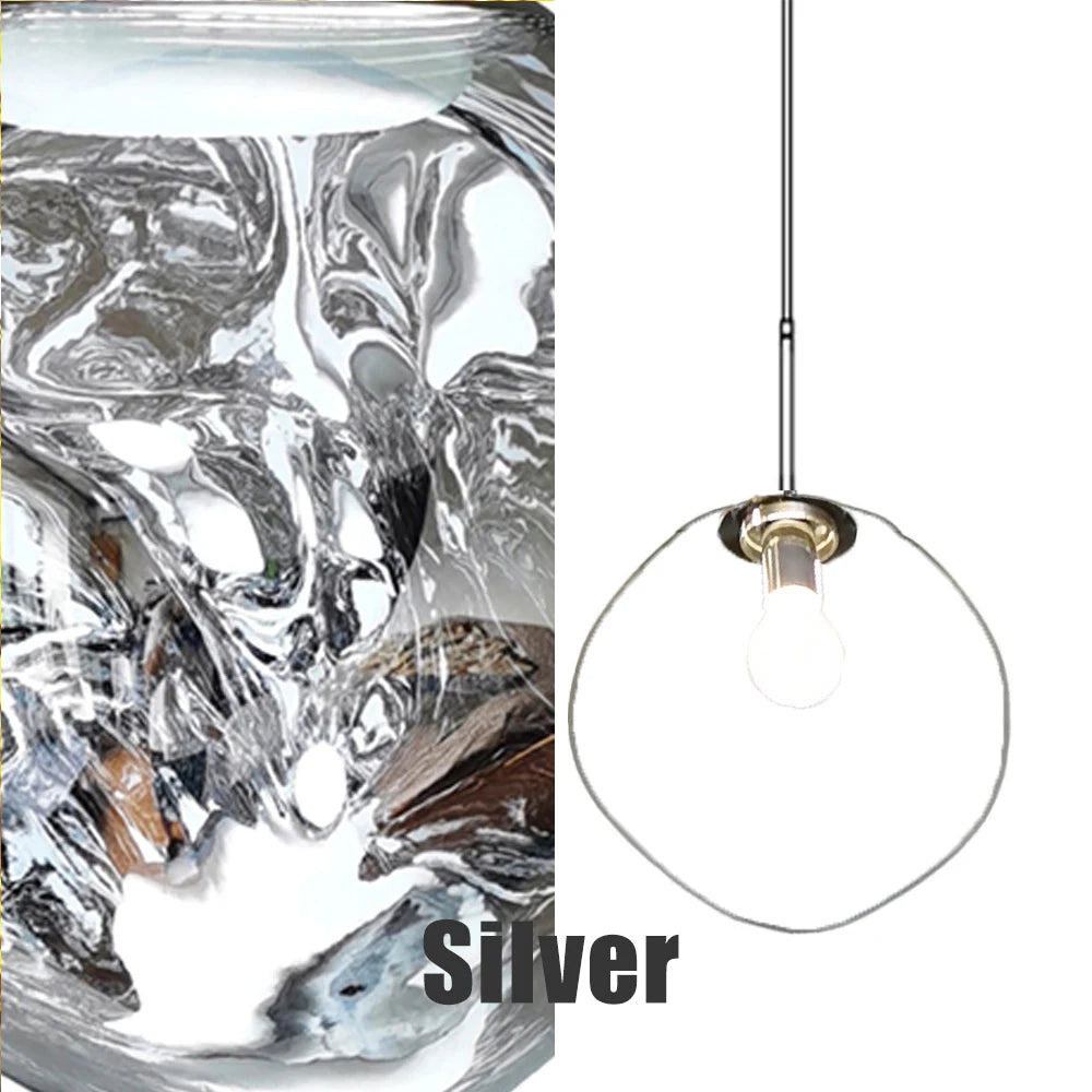 Nordic Led Pendant Lights Lighting PVC Lava Lamp Modern Decor Pendant Lamp Creative Loft Bar Cafe Indoor Lighting Hanging Lamps