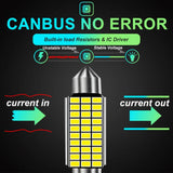 10pcs Festoon 31mm 36mm 39mm 41mm High Quality Super Bright LED Bulb C5W C10W Car License Plate Light Interior Reading Dome Lamp