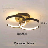 Household LED Chandelier Three Colors Lamp Modern Style Ceiling Lamp Bedroom Light Surface Installation 85-265V Dining Room Lamp