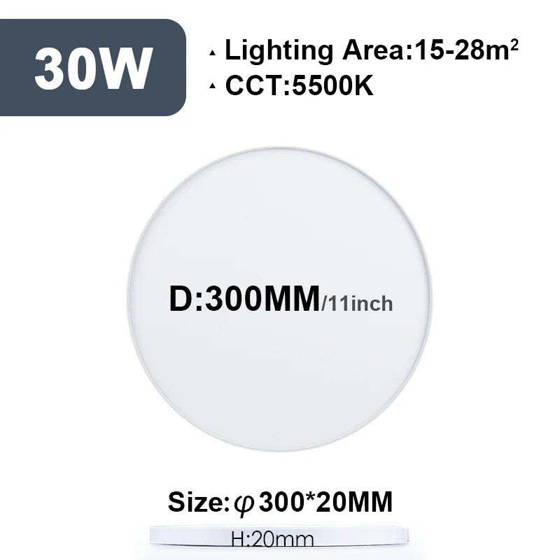 2CM Ultrathin LED Ceiling Lamps in Living Room Bedroom Natural Light Gold Black White Moisture and mosquito proof Ceiling Lights