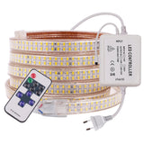 240leds/m SMD 5730 led strip 220v 110V flexible waterproof led tape 5630 1m 2m 5m 10m 20m 50m 100m + Power EU plug / US plug