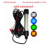 20W Underwater Submersible Fishing Light 12V-24V - 126 LED Green Lure Finder Lamp