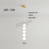 2025 Modern Magic Bean LED Ceiling Chandeliers All Copper White Ball Lustres Hanging Lights Home Decor Suspension Light Fixtures