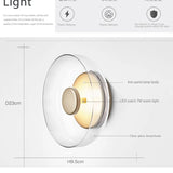 Modern Wall Lamp Glass Led Lighting Bowl Hanging Sconces Nordic Living Bedroom Bedside lamp kitchen Indoor Decors Light Fixtures