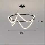 Modern Long Hose Led Art Ceiling Chandelier For Dining Room Kitchen Bar Pendant Lighting Suspension Design Lusters Luminaires