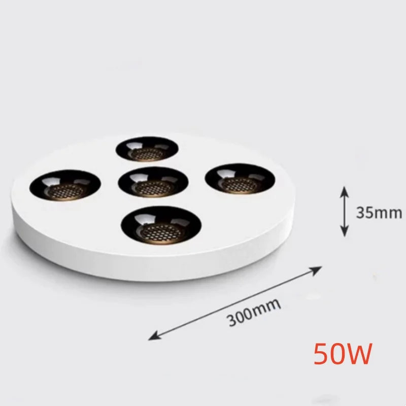 Fashionable ultra-thin 3.5CM surface mounted anti glare full spectrum COB tube lamp, home living room hallway, no opening