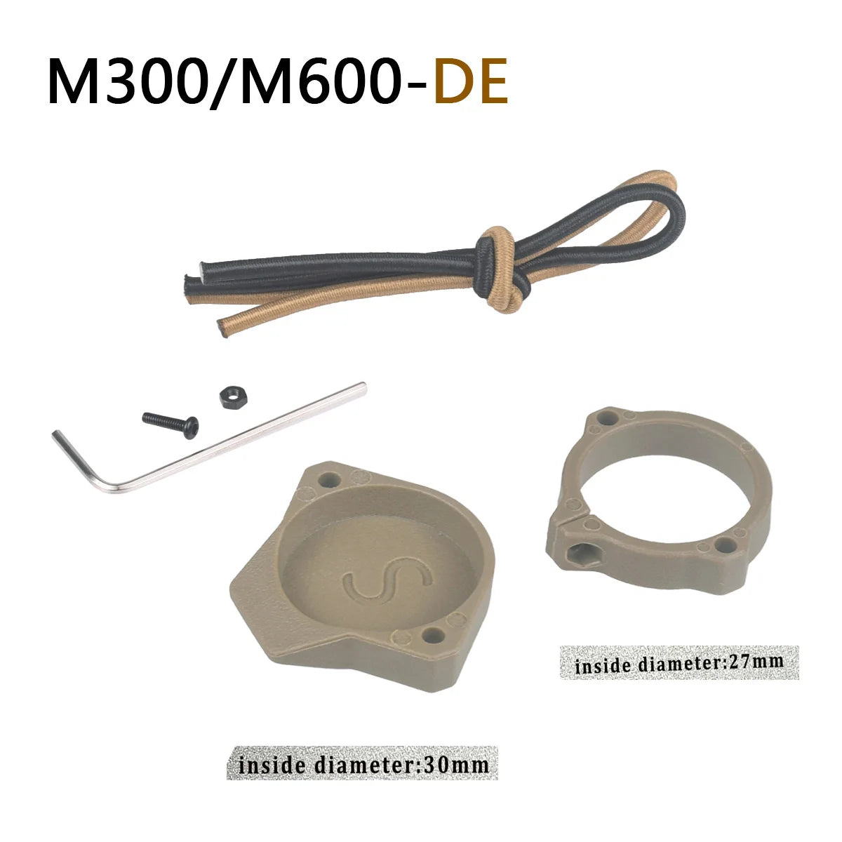 Tactical M600 / M300 LED Scout Light with Dual Pressure Switch for 20mm Rail
