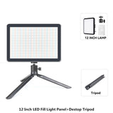 LED Fill Lamp Video Light Panel 2800-7000K Photography Lighting Live Stream Photo Studio Light Kit For Live Stream Tiktok