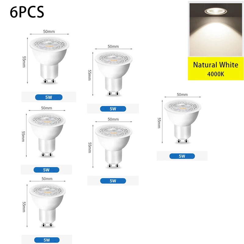 GU10 Track Light LED Interior Decoration Smart home Hallway Shop Rail Ceiling Lamp Fixture Replaceable Bulbs Led Spotlights Set