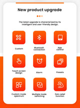 Red light therapy bluetooth function red light therapy 8 wavelengths red light therapy panel with touch screen