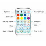 WiFi Smart Curtain Light Controller (DC5V–24V) - App Programmable LED String Driver for WS2811, WS2812B & WS2815