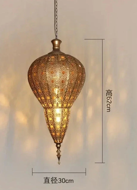 Southeast Asia Moroccan Retro Vintage Industrial Wall Lamp LED E27 Gold Luster's Iron Art Decorative Wall Mounted Restaurant Store