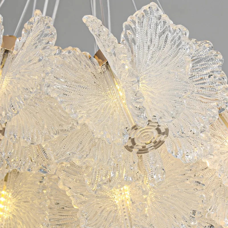 Crystal Luxury Atmospheric Chandelier Living Room Bedroom Restaurant Lamping Duplex Crystal Lamps