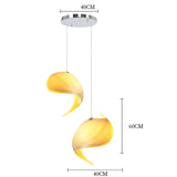 Japanese Unique Wooden LED Pendant Lamps Creative Living Room Restaurant Coffee Shop Art Chandelier Home Decor Lights Fixtures