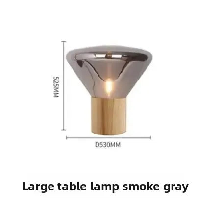 Designer Table Lamp Nordic Minimalist Glass Bottle Floor Lamp Wood Bedside Lamp Design Luminaires for Home Soft Living Room
