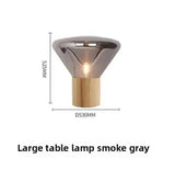 Designer Table Lamp Nordic Minimalist Glass Bottle Floor Lamp Wood Bedside Lamp Design Luminaires for Home Soft Living Room