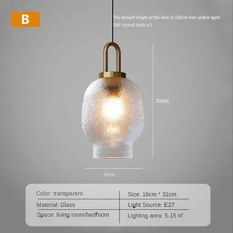 Modern LED Lantern Glass Ceiling Chandeliers Minimalist Nordic Living Dining Room Hanging Light Home Decors Pendent Lamp Fixtures