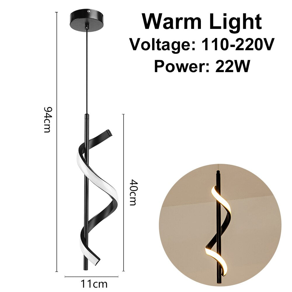 Modern LED Chandelier Light Nordic Living Room Bedroom Bedside Ceiling Lamp 220V 22W Aisle Corridor Lighting Decoration Bulbs