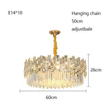 2025 New Modern High-End Light Luxury Crystal Chandeliers for Living Room Dining Bedroom Indoor Decor Lighting Lustres Fixtures
