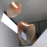 Nordic Modern Wooden Chandelier Minimalist Design Personality Pendant Lights Living Dining Room Coffee Shop Bedroom Decor Lamp