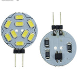 10pcs / lots G4 LED Light Bulbs 9 SMD 5730 AC/DC 12V G4 Bi-Pin Base LED Light Bulb Replacement Halogen Bulb 20W,Cool White 6000K
