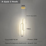 Modern Minimalist LED Pendant Light Chandelier For Bedroom Restaurant Living Room Gold Black Hanging Lamp Decoration Luster