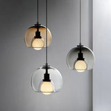 Modern Nordic Led Pendant lamp 3 Heads Iron Glass Indoor Home Decors Chandeliers Dining Room Bar Salon Hanging Lamp Fixtures