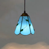 Colorful Mediterranean Style Bohemia Lamp Stained Glass Shade Mosaic Pendant Light for dining room bar lighting