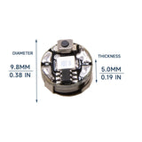 2PCS Miniature Wireless LED Light Modules - Super-Bright Push-Button Single Lamp for DIY Models