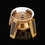 Airship UFO 360-Degree Electric Rotating Display Stand - Solar & Battery Dual-Use Turntable