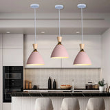 Nordic Pendant Lamps Modern Hanging Light Single Head Pendant Lights Bedroom Kitchen Dining Living Room Lamp Wood Pendant Lamps