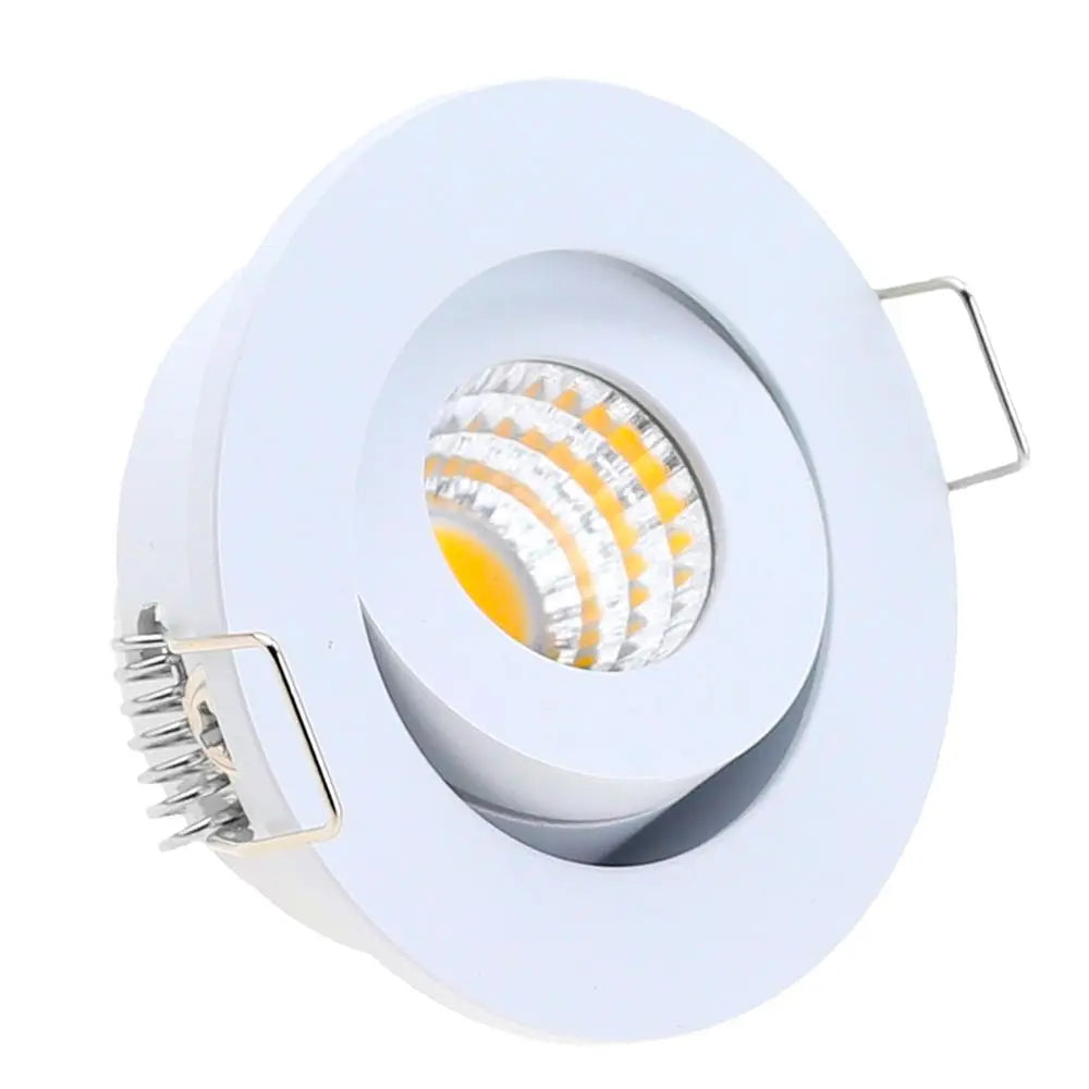 Dimmable LED Waterproof IP65 COB Ceiling Outdoor Recessed 3W AC90-260V DC12V Warm White LED Downlight Hotel Villa Home Lighting