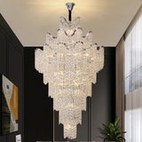 New Style French-Style High-End Modern Crystal Chandelier For Duplex Floor Living Room Villa High-Ceiling Staircase Chandelier