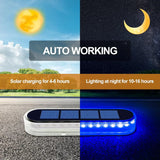 Solar Deck Lights IP68 Waterproof Outdoor LED - Wireless Stick-On Step & Dock Light
