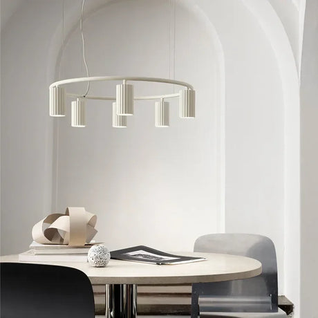 Nordic Macaron Painted Metal Spotlight Chandelier Living Room Led GU10 Pendant Chandelier Lighting Indoor Deco Lighting Lampara