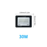 LED Flood Light Outdoor (10W to 200W) AC110V/220V - IP65 Waterproof Garden Spotlight & Exterior Wall Reflector Fixture