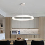Modern Minimalism Round Ring Led Chandeliers Lighting Living Room Office Lustre Pendant Lights Home Decor Bedroom Hanging Lamps