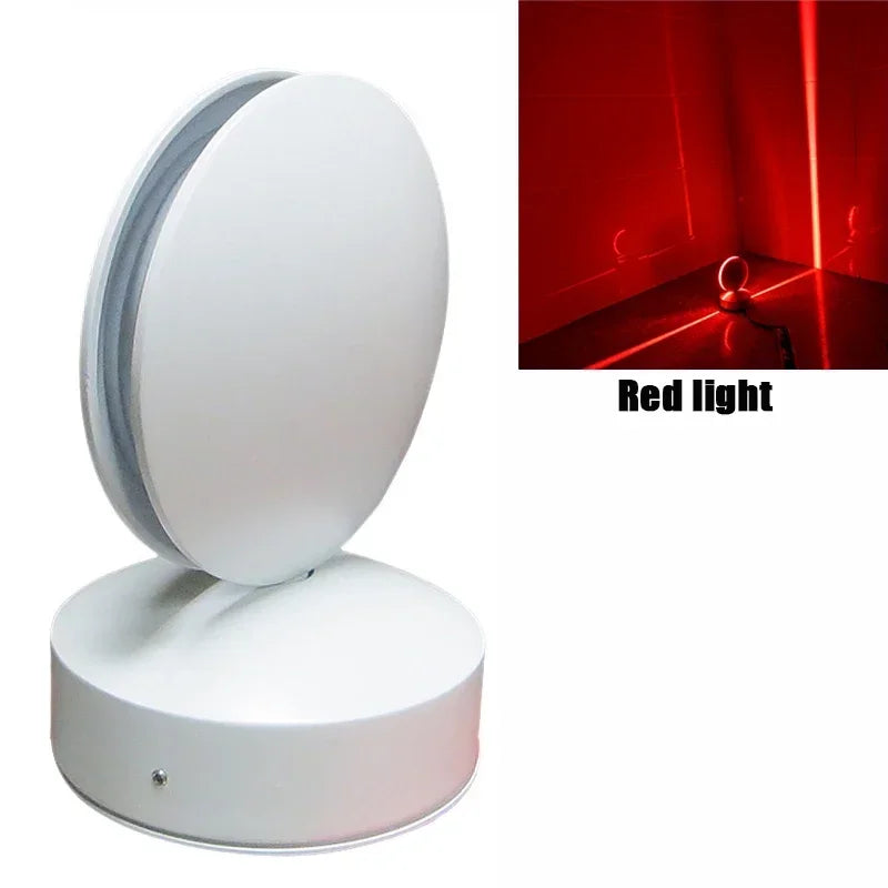 2025 NEW 360Degree 10W RGB LED Window Sill Door Frame Wall lamp With Remote Hotel KTV Corridor Aisle Beam Ray Line Wall Lamps