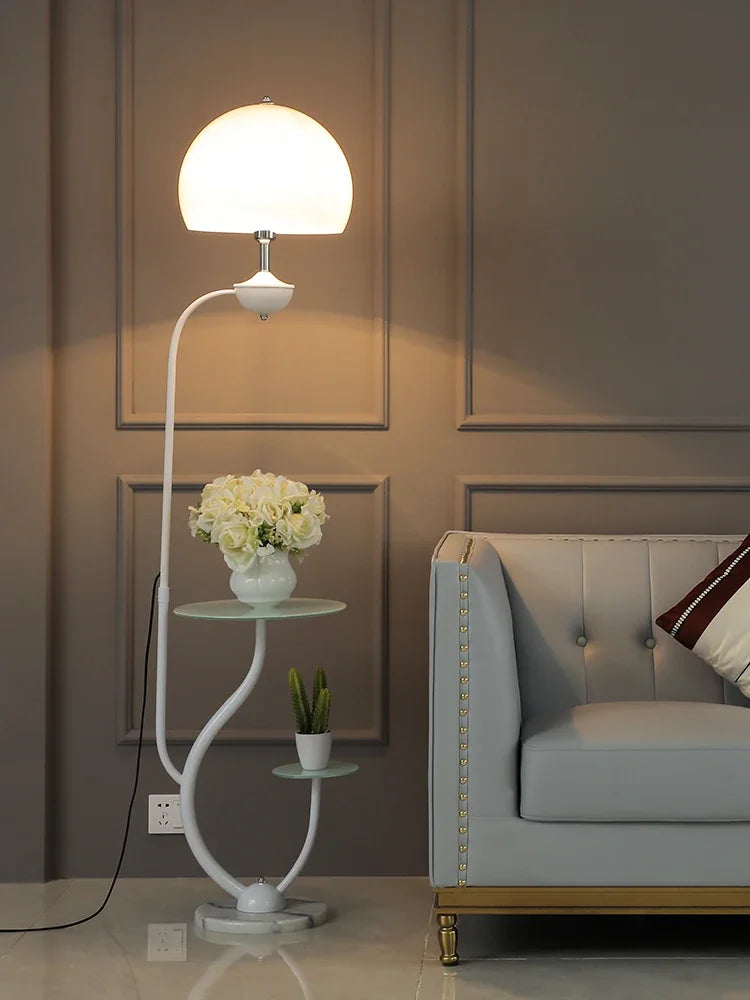 Nordic Floor Lamp Simple Modern Living Room Bedroom Bed Headband Table Storage Vertical Table Lamp