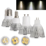 High Brightness LED Spotlight Bulb - E27 E14 GU10 MR16 Base (9W 12W 15W)
