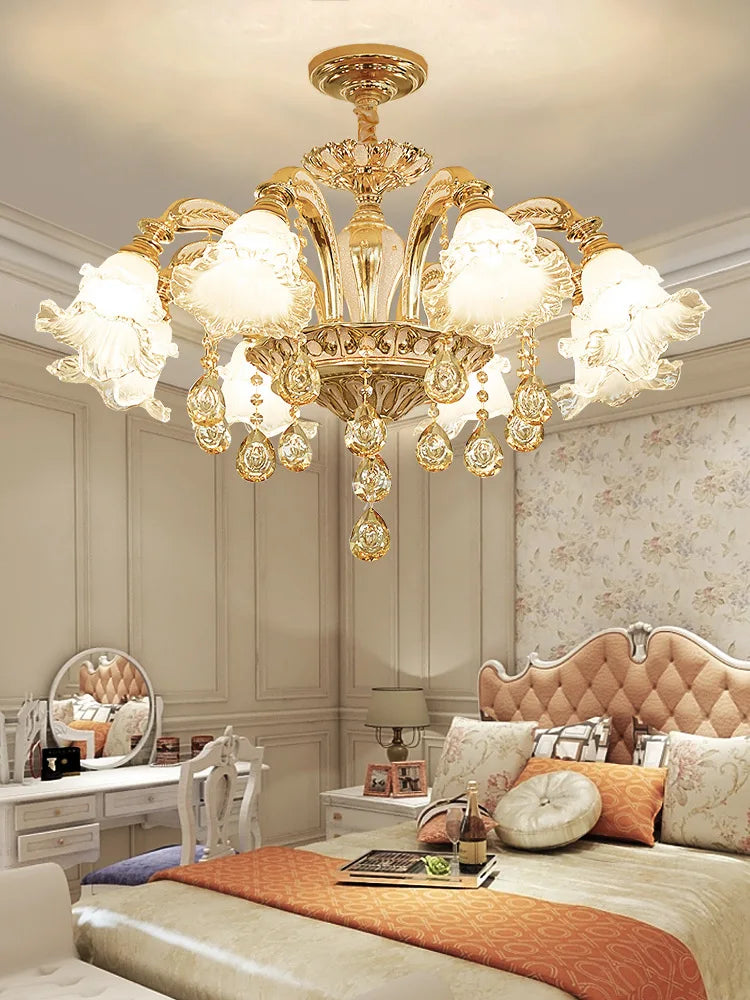 Nordic Modern Luxury Ceiling Chandelier Lighting 2025 Lustre Living Room Hotel Villa Lobby Crystal Hanging Lamp Luminaria Lights